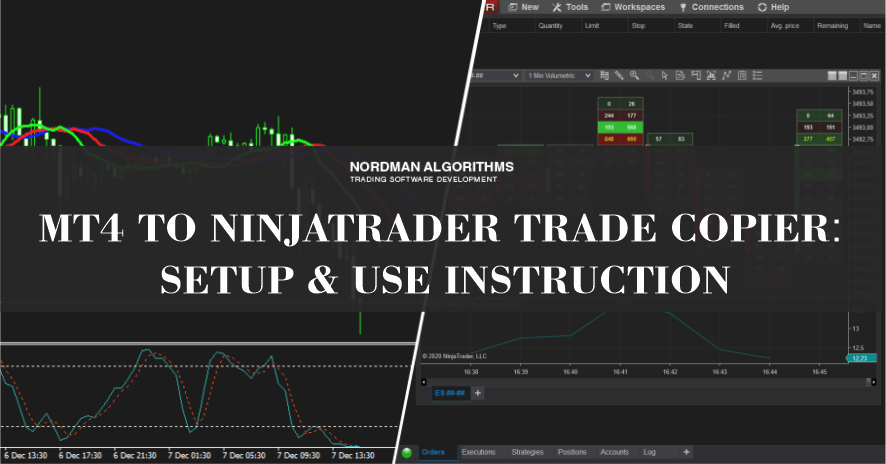 MT4 to NinjaTrader Trade Copier Setup and Use Instruction